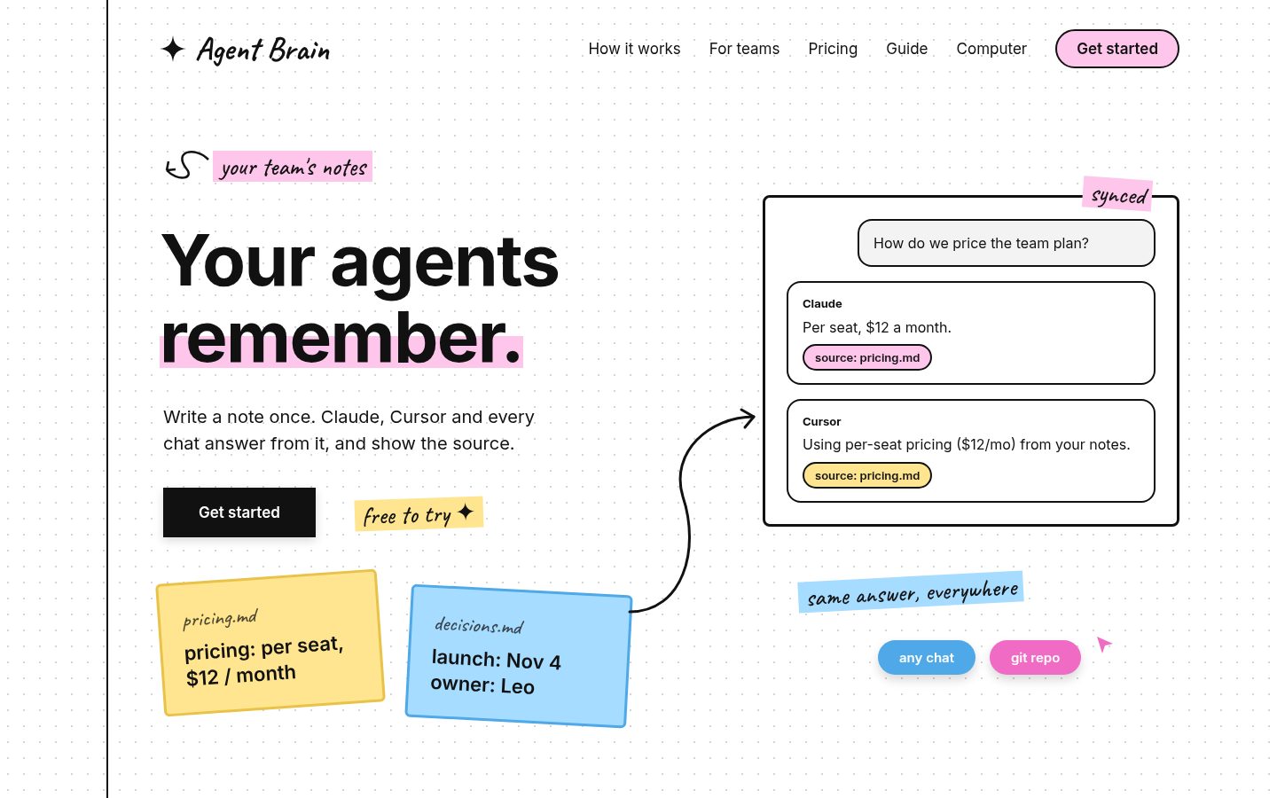 Agent Brain