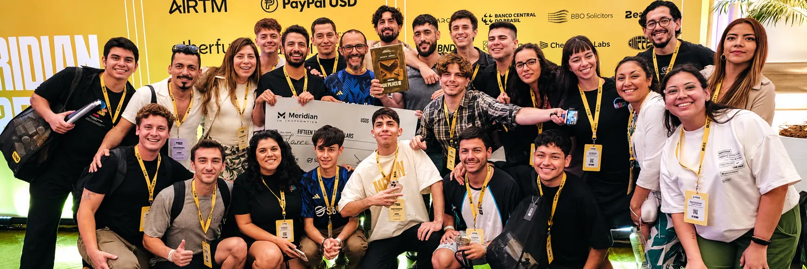 The crew at Meridian 2025 in Rio de Janeiro